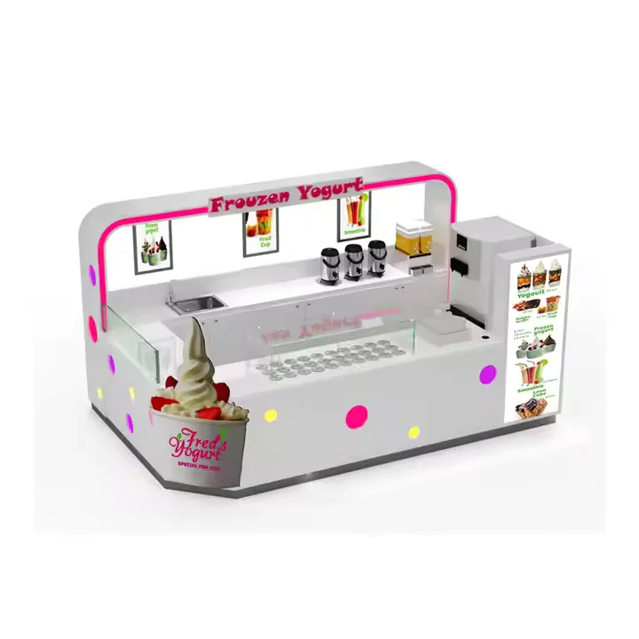 mall kiosk Ice Cream Kiosk – custom retail display image 27