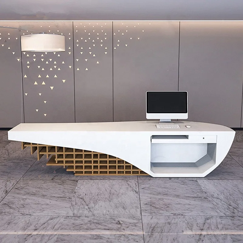 Modern Reception Desks, Counters Tables – custom retail display image 81
