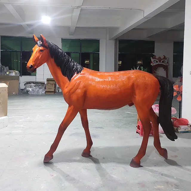 Benson Display Life Size Fiberglass Horse Statue for Sale Large Outdoor Garden Sculpture LifeLike Animal Decor Art Custom Resin Equestrian I