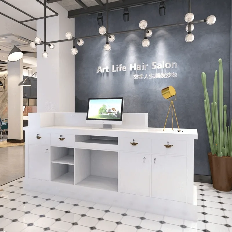 Modern Reception Desks, Counters Tables – custom retail display image 2