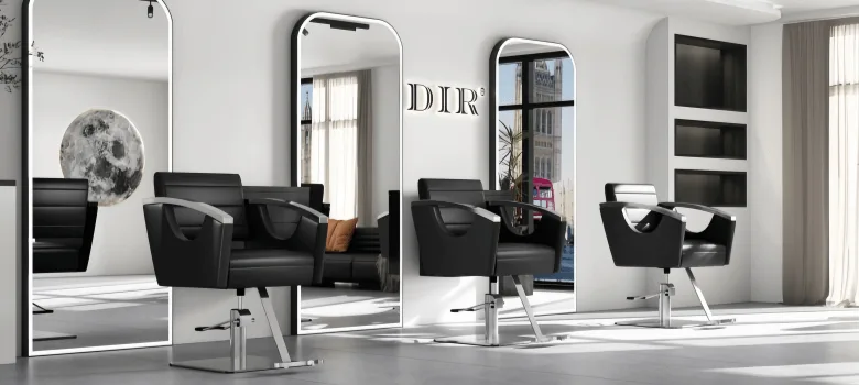 Hair Salon Styling Chairs For Sale – custom retail display image 2