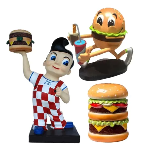 Restaurant Props Food Statues | Cafe, Diner, Bar Props – Hamburger Props image 4