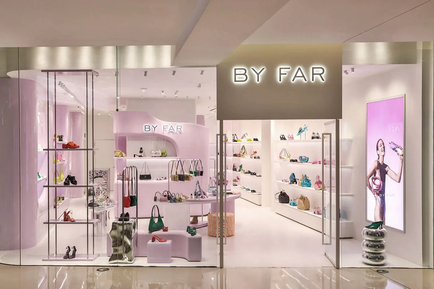 Handbag Store Design, Displays Store Fixtures – Modern Handbag Shop Interior Design Customized Bag Display Fixtures image 6