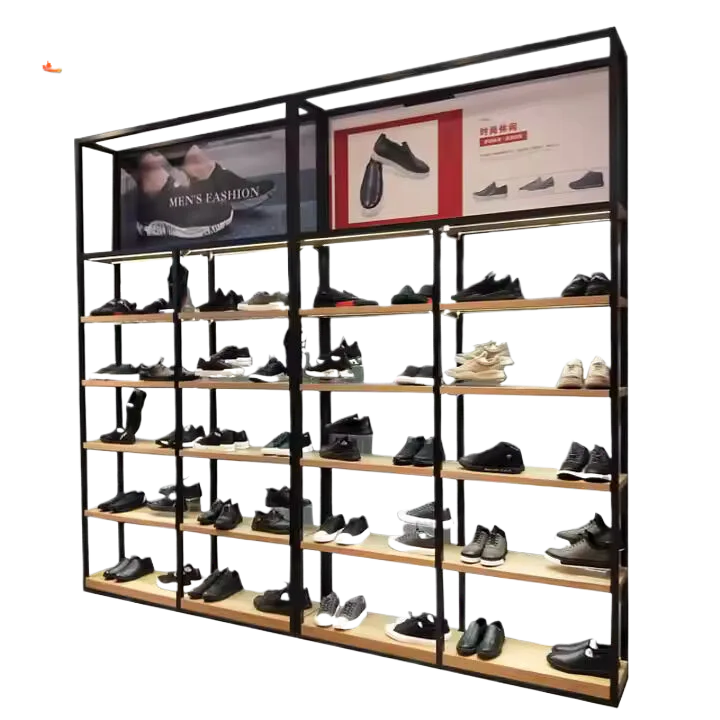 Shoe Display Racks Shelves | Shoe Wall Display – custom retail display image 23