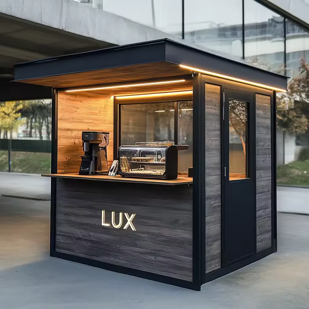 Coffee Kiosk – custom retail display image 31