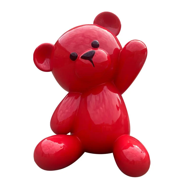 Large Bear Sculptures Statues For Sale | Fiberglass – Life-Size Polar Bear Statue – Premium Fiberglass Wild Animal Sculpture