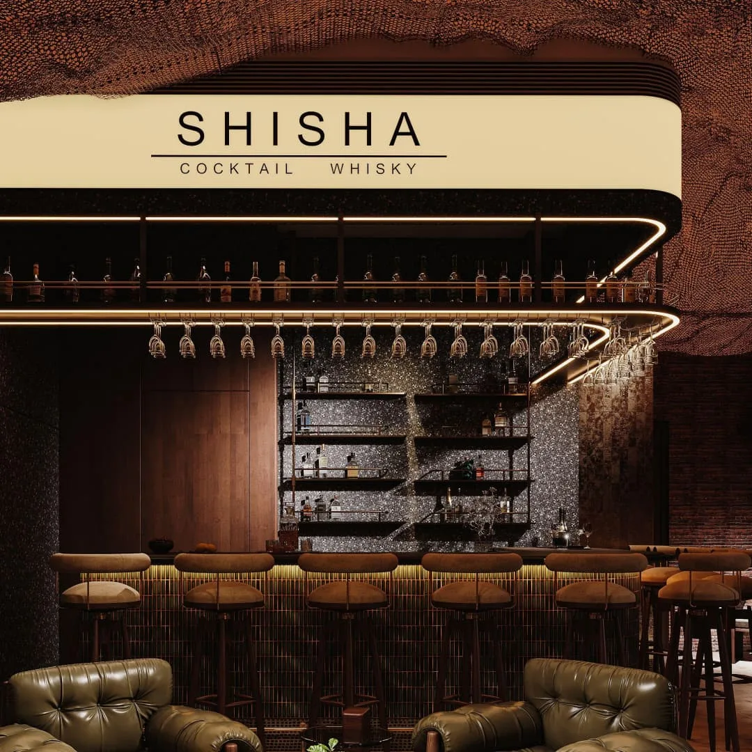 Restaurant Bar Interior Design | Hospitality Designer – Warm Natural‑Vintage Space with Greenery & Soft Lighting Dinner Resta