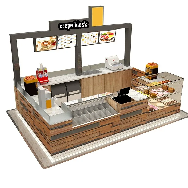Crepe Kiosk – custom retail display image 3