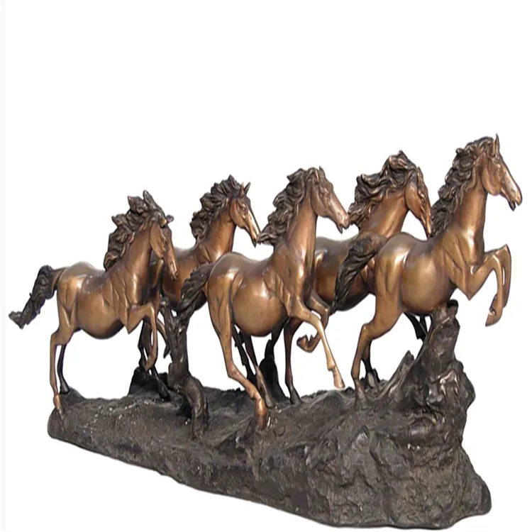 Horses Bronze Statues | Life Size Garden Sculptures For Sale – custom retail display image 5