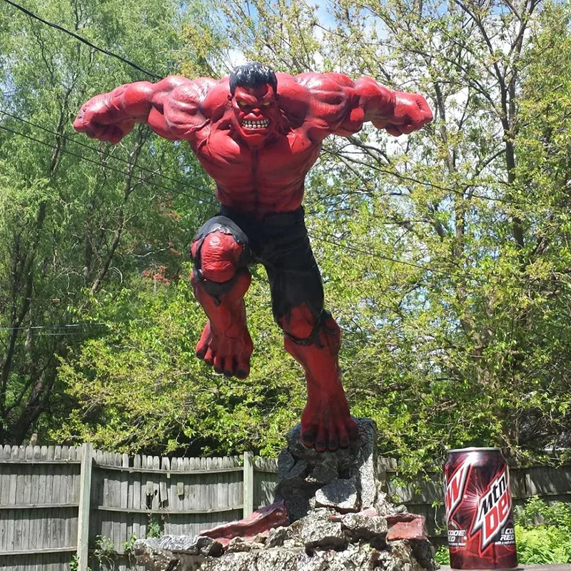 Life Size Hulk Statues For Sale | Grey, Red, She Custom – custom retail display image 2