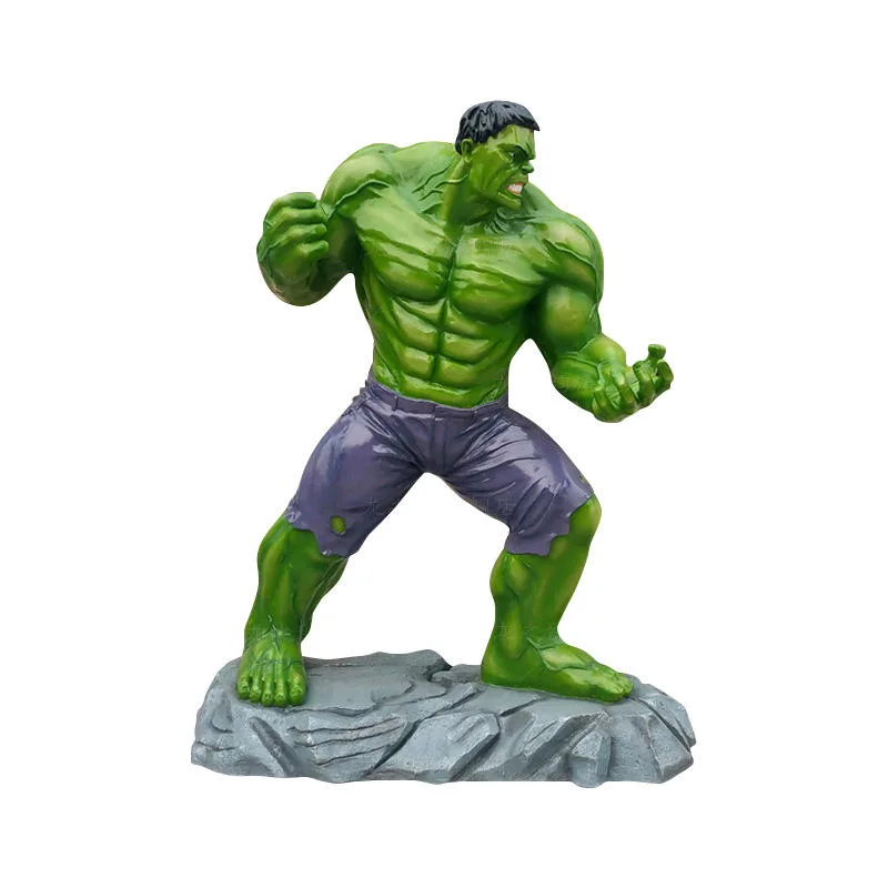 Hulk Fiberglass Statues2 (1) Life Size Hulk Statues For Sale | Grey, Red, She Custom – custom retail display image 11