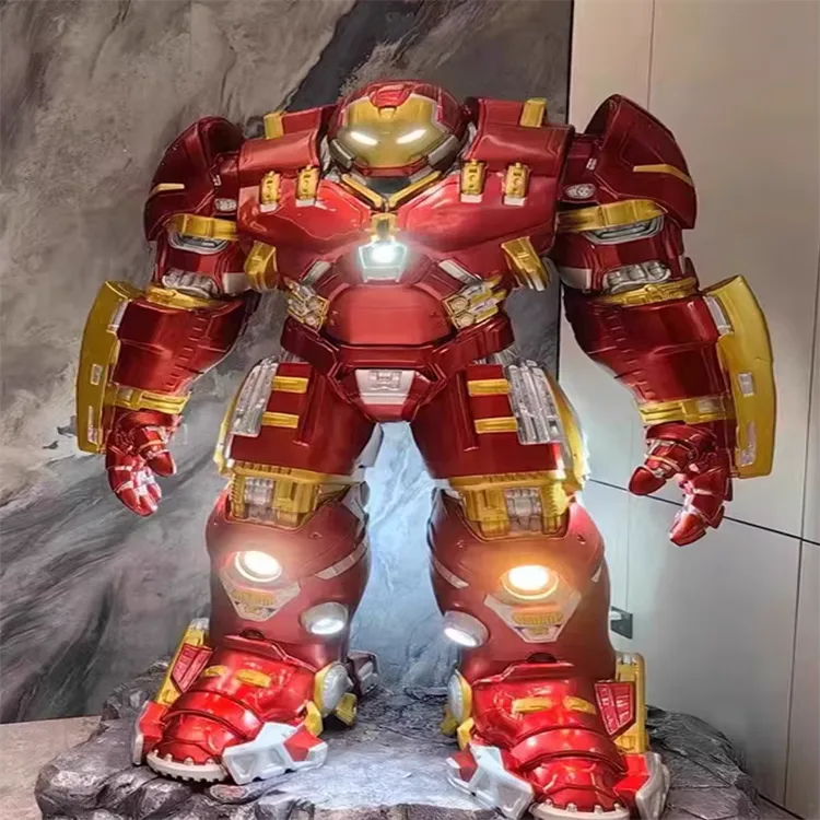 Life Size Hulkbuster Statue For Sale | Fiberglass 1:1 Figure – custom retail display image 2