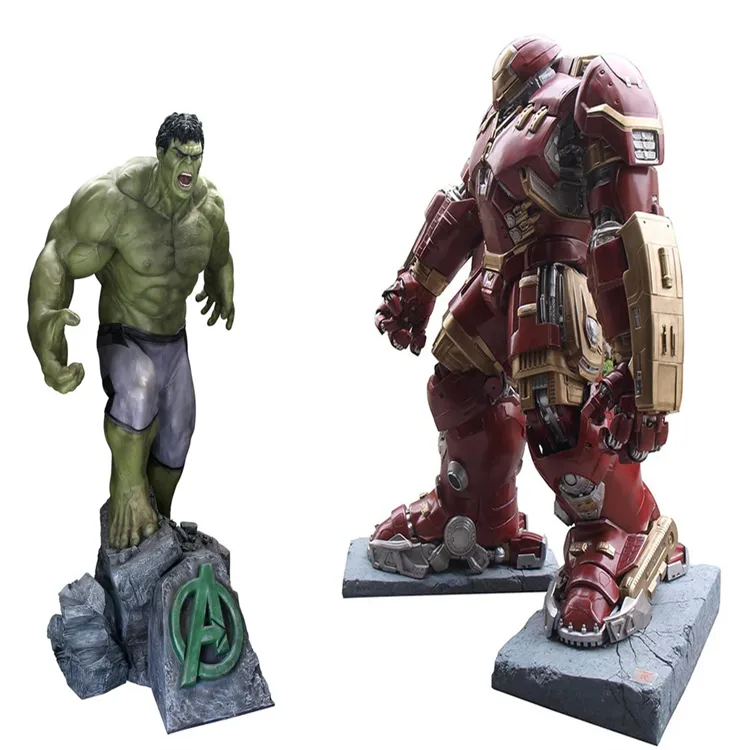 Life Size Hulkbuster Statue For Sale | Fiberglass 1:1 Figure – custom retail display image 4