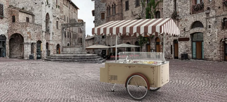 Ice cream cart (3) Ice Cream Carts For Sale | Benson Display – custom retail display image 34