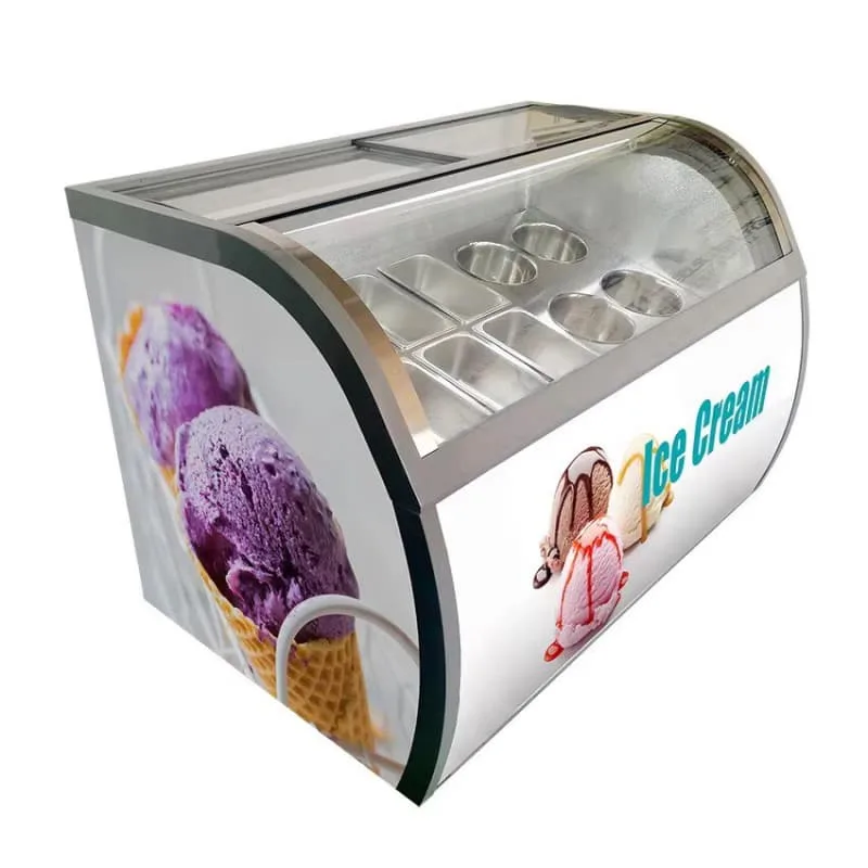 Gelato Ice Cream Display Cases | Display Freezer For Sale – custom retail display image 1