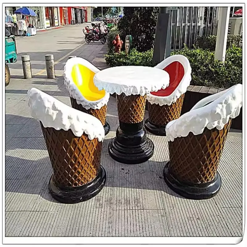 Ice Cream Furniture | Booth, Sofa, Table , Chair, Bench – custom retail display image 21
