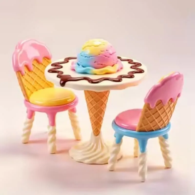 Ice Cream Furniture | Booth, Sofa, Table , Chair, Bench – custom retail display image 17