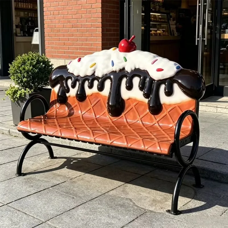 Ice Cream Furniture | Booth, Sofa, Table , Chair, Bench – custom retail display image 9