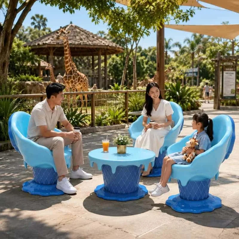 Ice Cream Furniture | Booth, Sofa, Table , Chair, Bench – custom retail display image 1