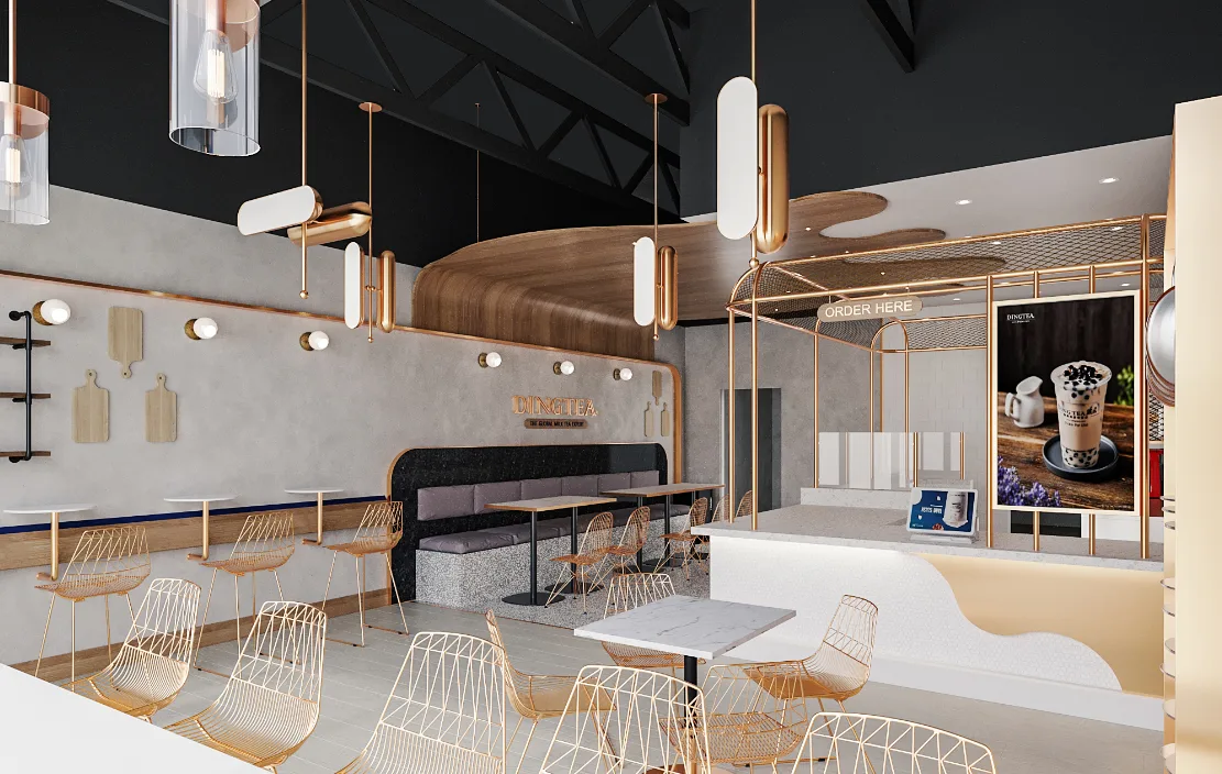 Ice Cream Shop Design | Frozen Yougrt Gelato Store Displays Counters – Cute pink ice cream shop furniture design dreamy Itali