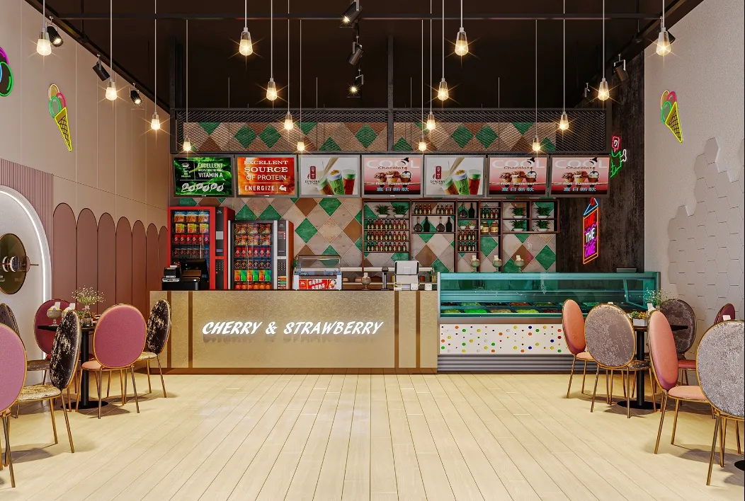 Ice Cream Kiosk – Bespoke Mall Cake Dessert Kiosk Build image 4