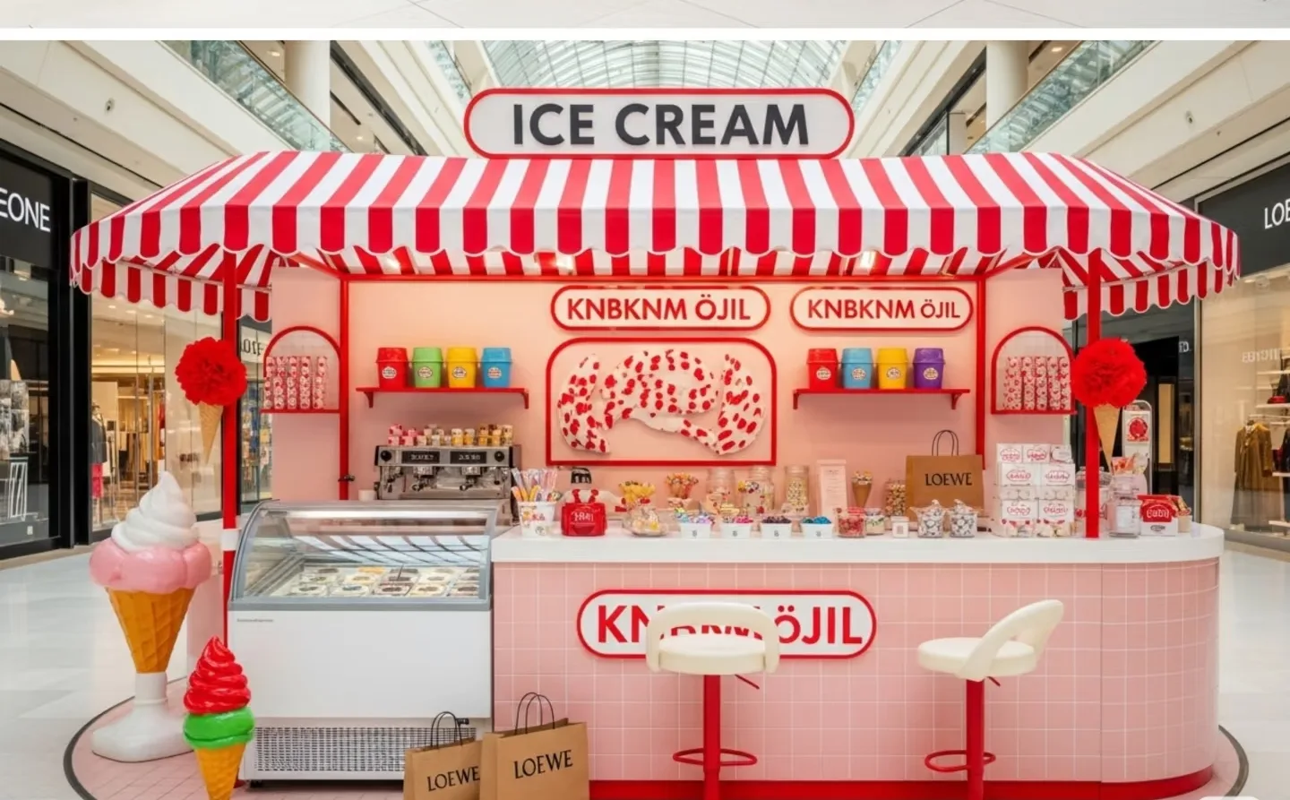 Gaint Ice Cream Props Statues | Fiberglass – custom retail display image 6