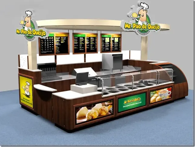 Crepe Kiosk – custom retail display image 4