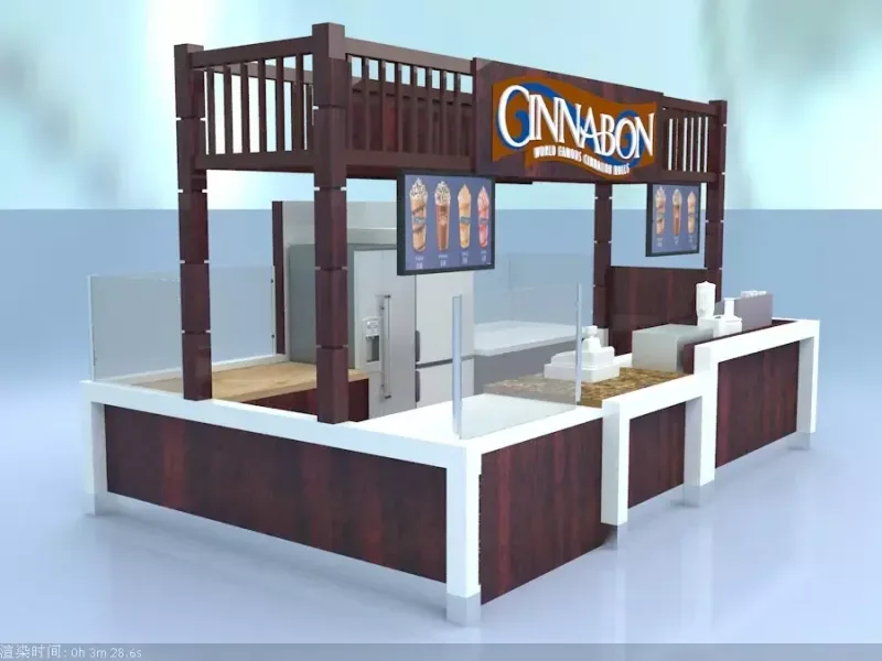 Coffee Kiosk – custom retail display image 30