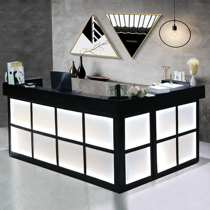 Industrial Antique Reception Desks For Sale – custom retail display image 2