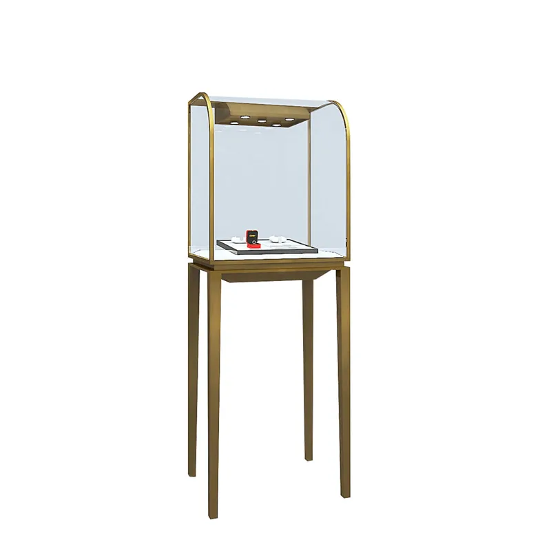 Metal Frame Display Cases | Retail Glass Showcases Counters – custom retail display image 18