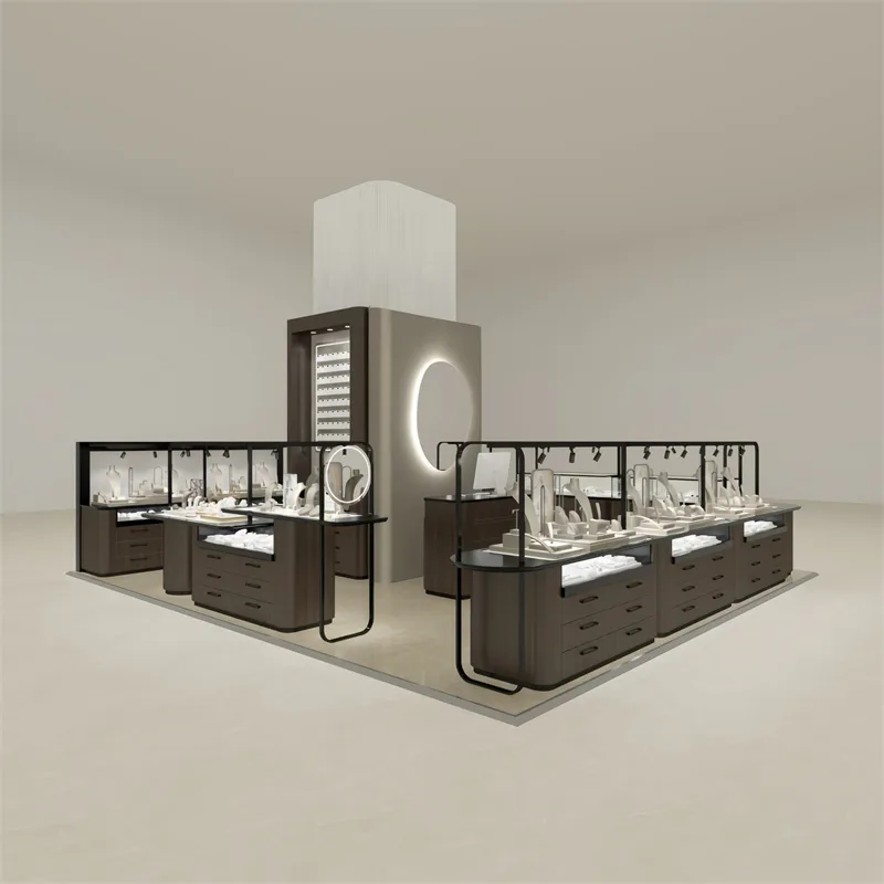 Mall Jewelry Kiosk For Sale | Custom Design – Latest Jewelry Kiosk Design image 8