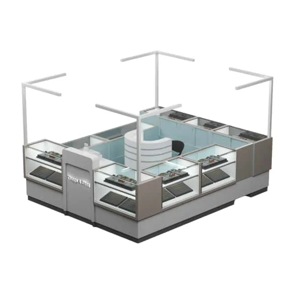 Jewelry Store Displays, Cases Retail Furniture – Mall Jewelry kiosk image 7