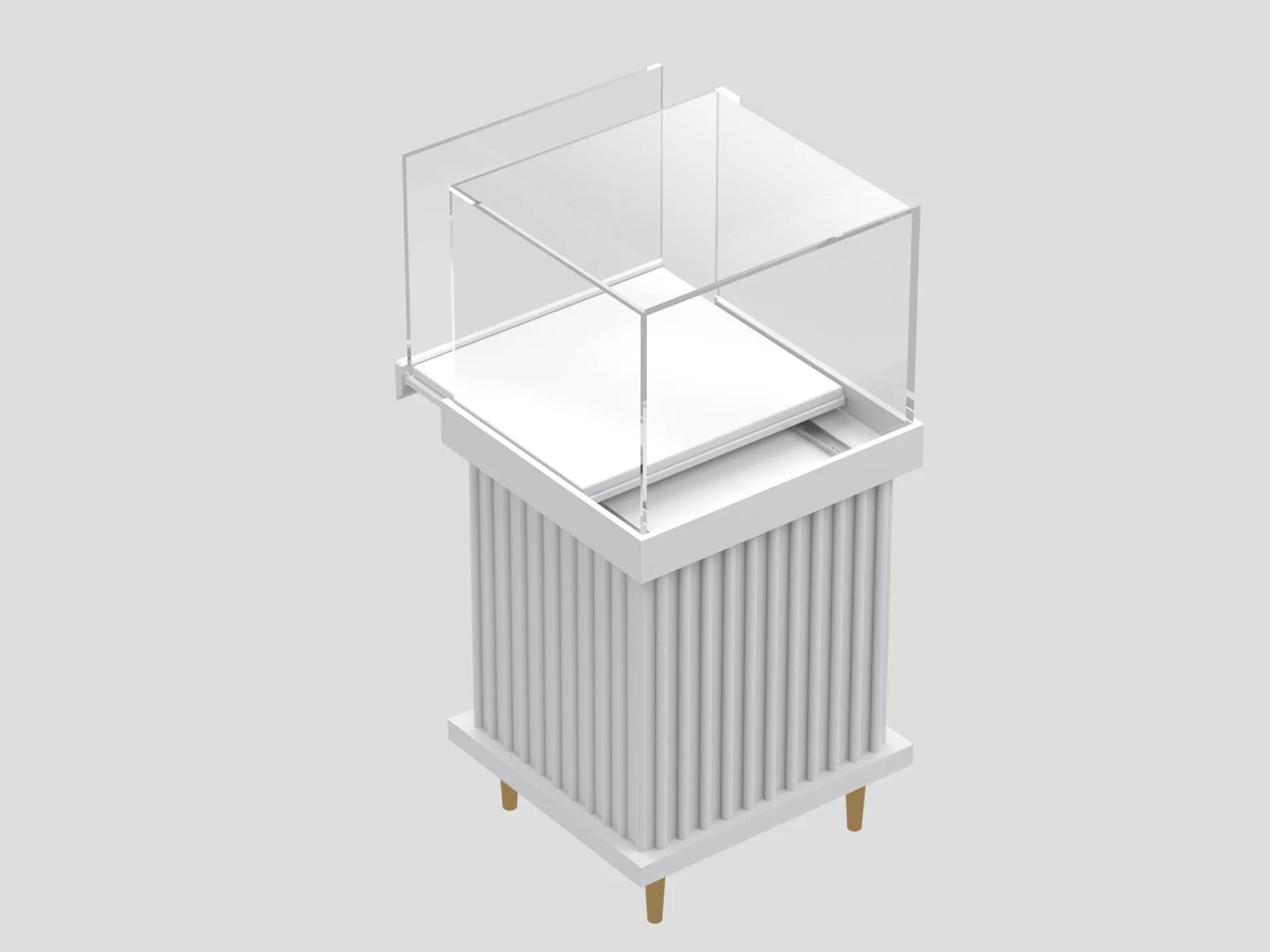 Full Vision Display Cases | High Visibility Glass Showcases Counters – custom retail display image 5