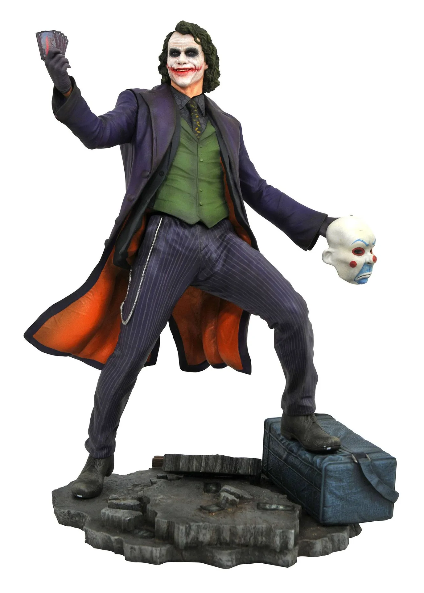 Life Size Joker Statue for sale | Fiberglass Dark Knight Characters – custom retail display image 1