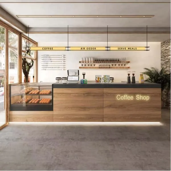 Restaurant Bar Counter For Sale | Wood, Metal Marble – Juice & Smoothie Counter image 6