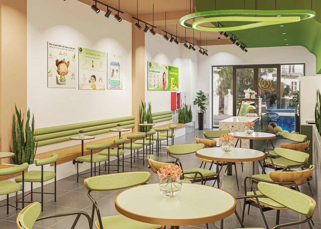 Ice Cream Shop Design | Frozen Yougrt Gelato Store Displays Counters – Cute pink ice cream shop furniture design dreamy Itali
