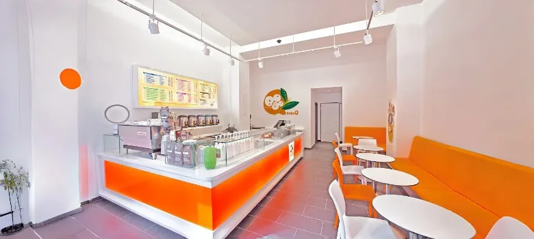 Juice Smoothie Bar Counter For Sale | Beverage Bar – custom retail display image 11