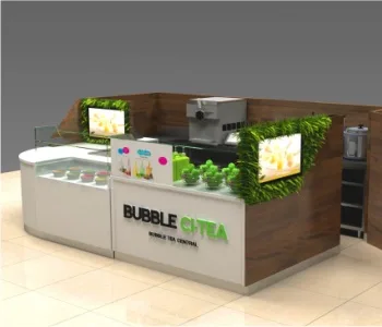 Bubble Tea Shop Design, Counters Furniture – custom retail display image 2