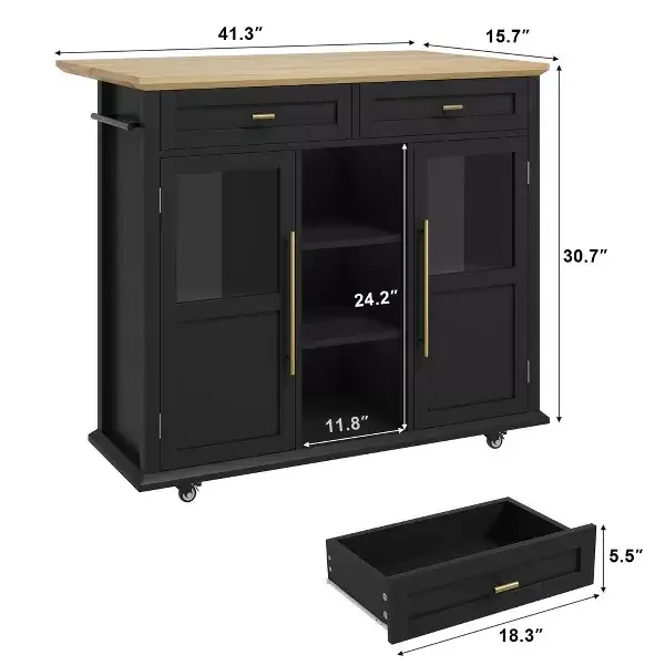 Custom Kitchen Cabinets | Stainless Steel Wood – custom retail display image 41