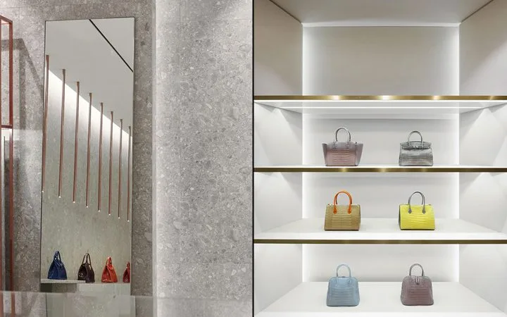 Handbag Store Design, Displays Store Fixtures – Modern Handbag Shop Interior Design Customized Bag Display Fixtures image 9