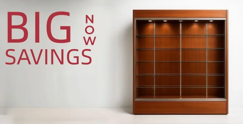Large Display Cases Extra Wide Glass Cabinets For Sale – custom retail display image 31