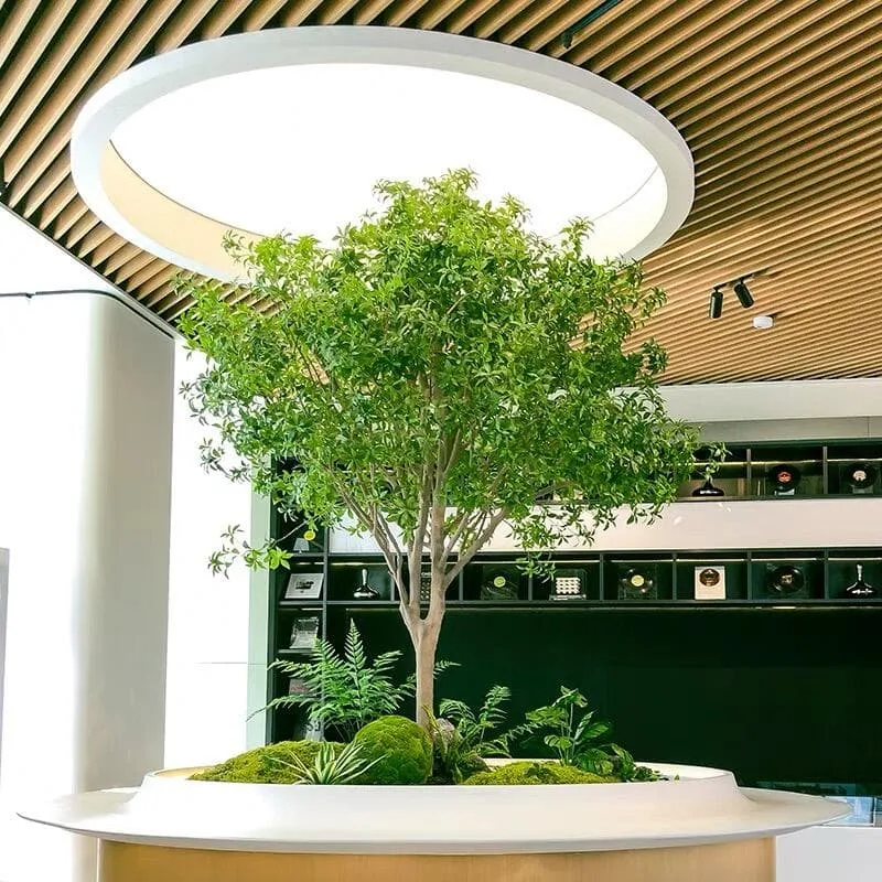 Large Artificial Trees Plants For Restaurants, Cafes Malls – custom retail display image 14