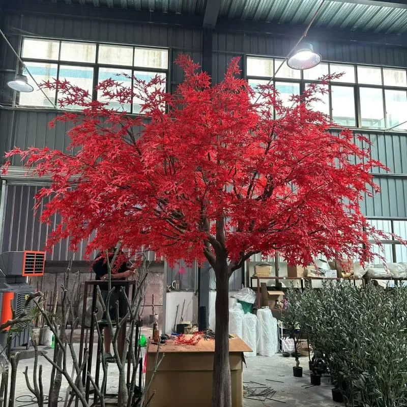 Large Artificial Trees Plants For Restaurants, Cafes Malls – custom retail display image 10