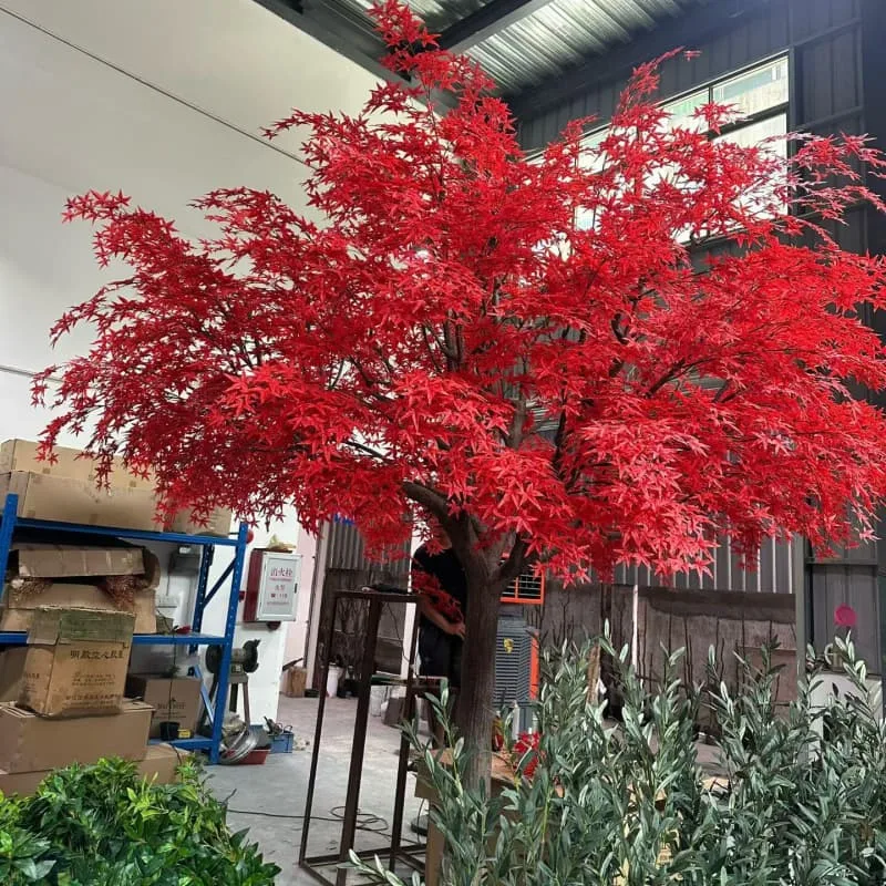 Large Artificial Trees Plants For Restaurants, Cafes Malls – custom retail display image 9
