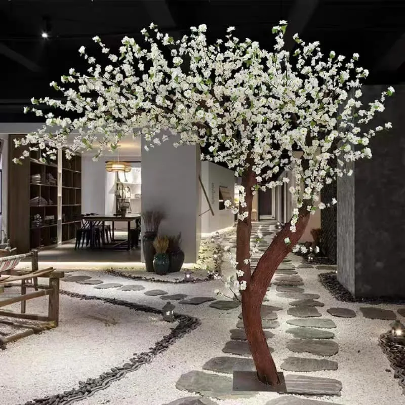 Large Artificial Trees Plants For Restaurants, Cafes Malls – custom retail display image 5