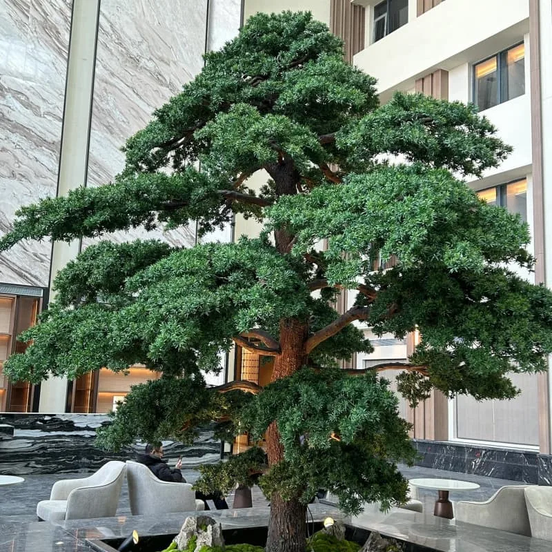 Large Artificial Trees Plants For Restaurants, Cafes Malls – custom retail display image 17