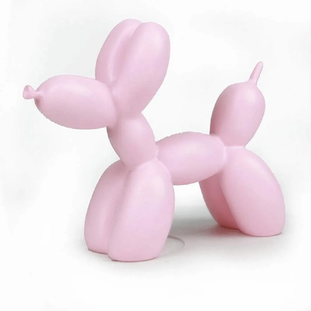 Large Ballon Dog Sculptures | Blue Pink – custom retail display image 1