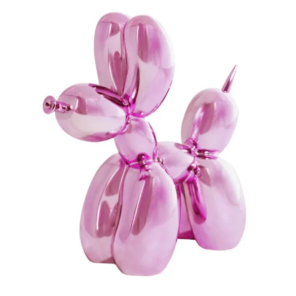 Large Ballon Dog Sculptures | Blue Pink – custom retail display image 20