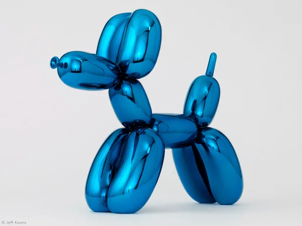 Large Ballon Dog Sculptures | Blue Pink – custom retail display image 19