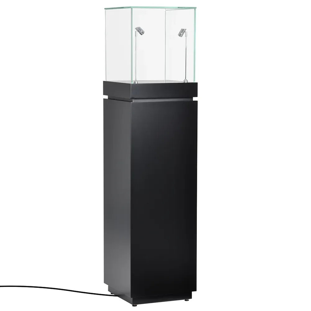 Premium Lighted Jewelry Display Stand Showacse with Secure Storage & Adjustable Lighting — view 2